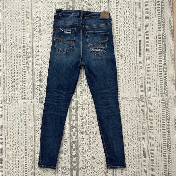 AEO highest rise distressed jeggings - Picture 5 of 8